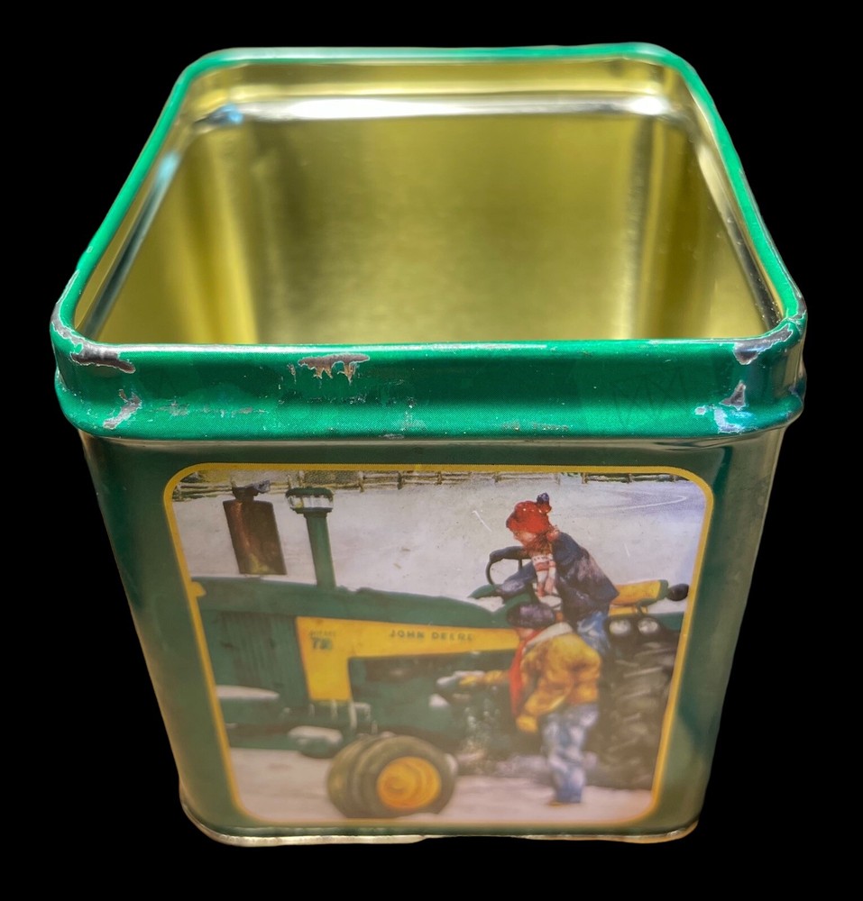 John Deere Square Tin Box 1958-1961 Model 730 Tractor