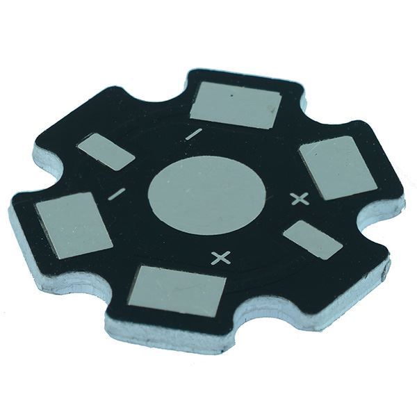 1W PCB Star High Power LED Aluminium Heatsink Base