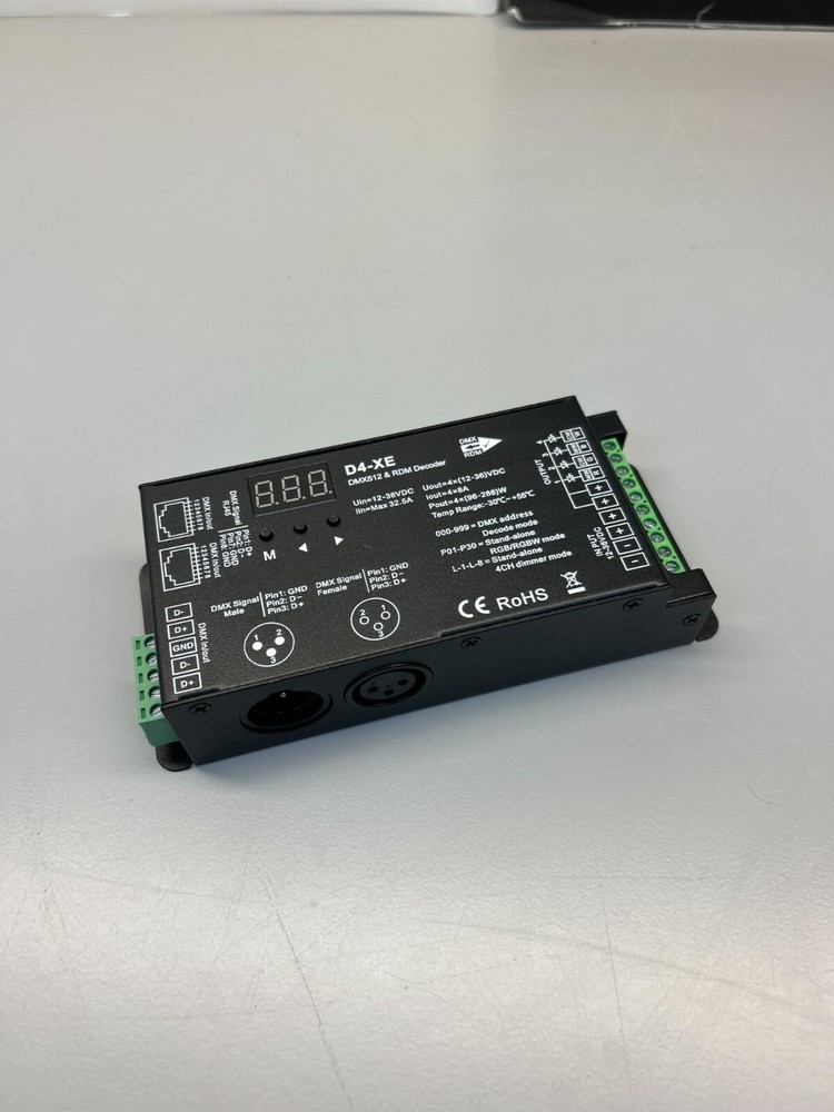 Novabright D4-XE DMX Decoder 4 Channel