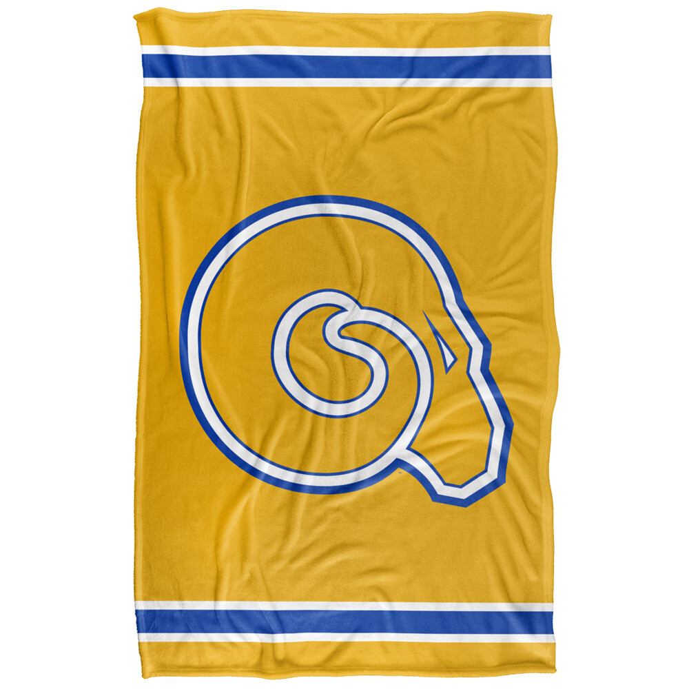 Albany State University Primary Logo Stripes Silky Touch Throw Blanket