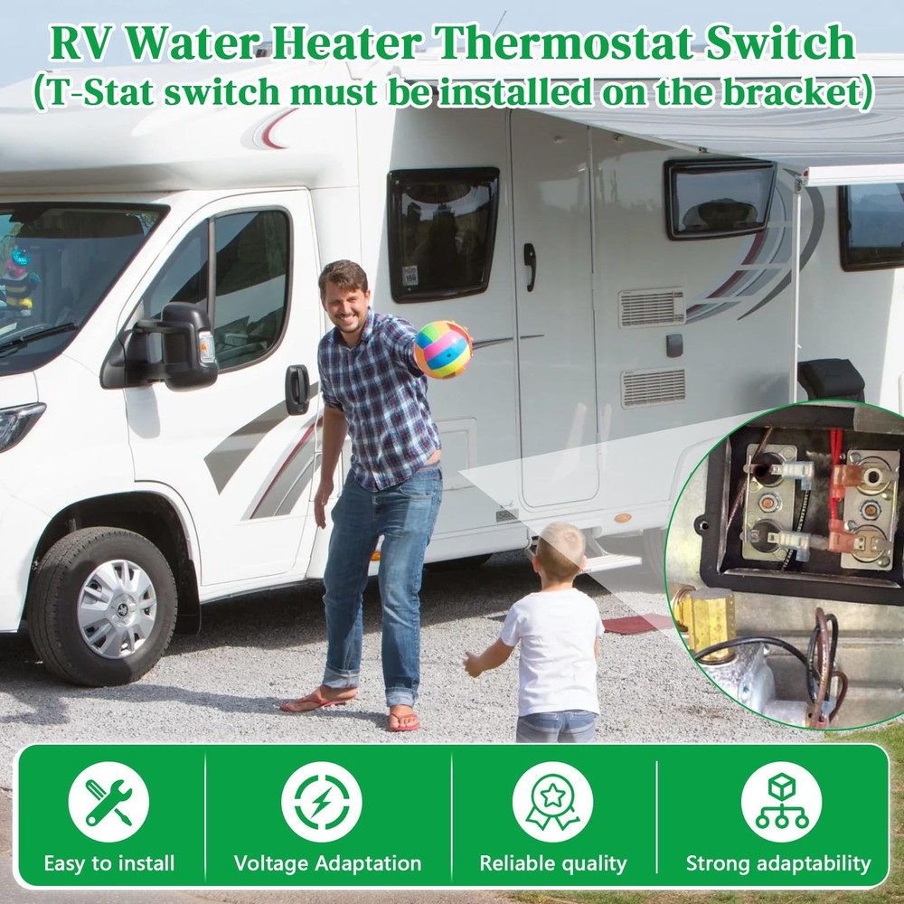 232306 RV Water Heater Thermostat Switch Compatible with Suburban 120V 1 Pack