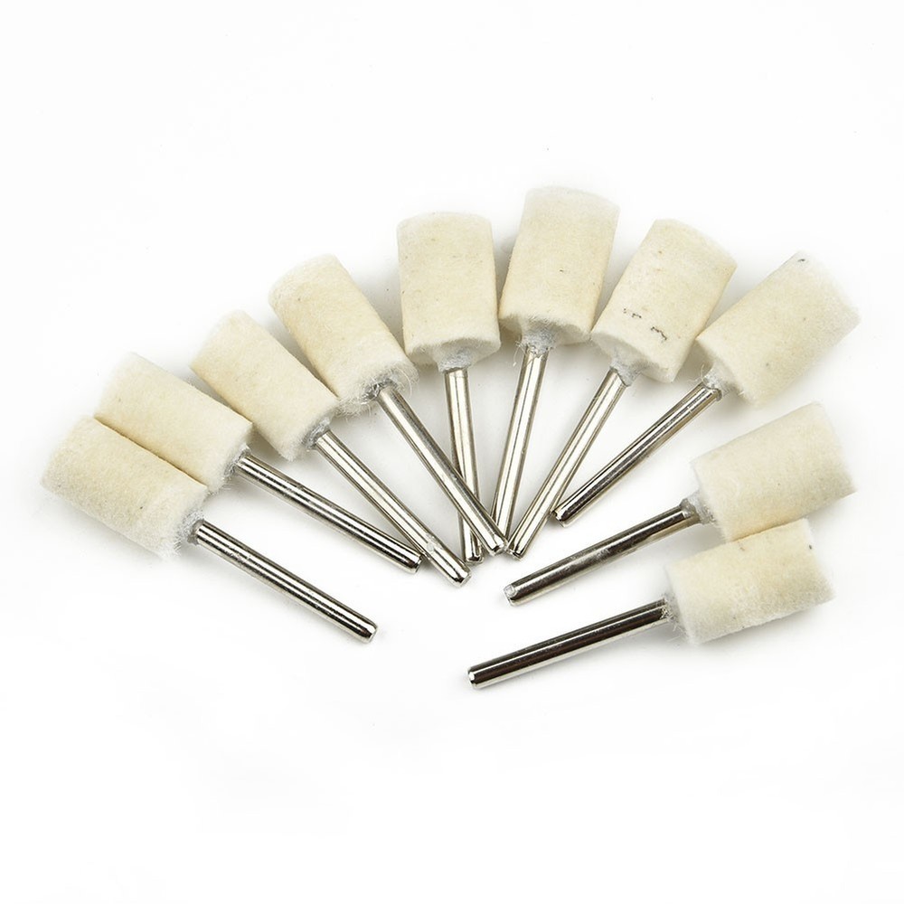 25Pcs Felt Polishing Buffing Buffer Pad Set Accessories For Rotary Tools