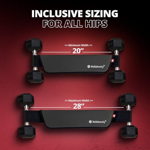 Premium Hip Thrust Belt - Adjustable Exercise Belt for Glutes & Squats, Gray