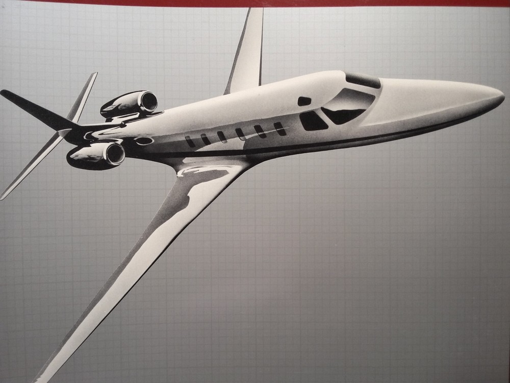 Original Atlantic Aviation Westwind Astra Specs & Performance Brochure, 4 page