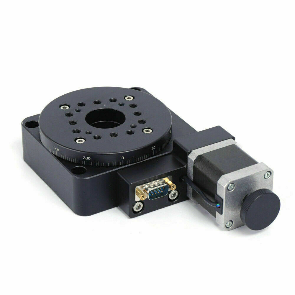 Motorized Rotation Stage Optical Rotary Table Electric Rotation Diameter 100mm