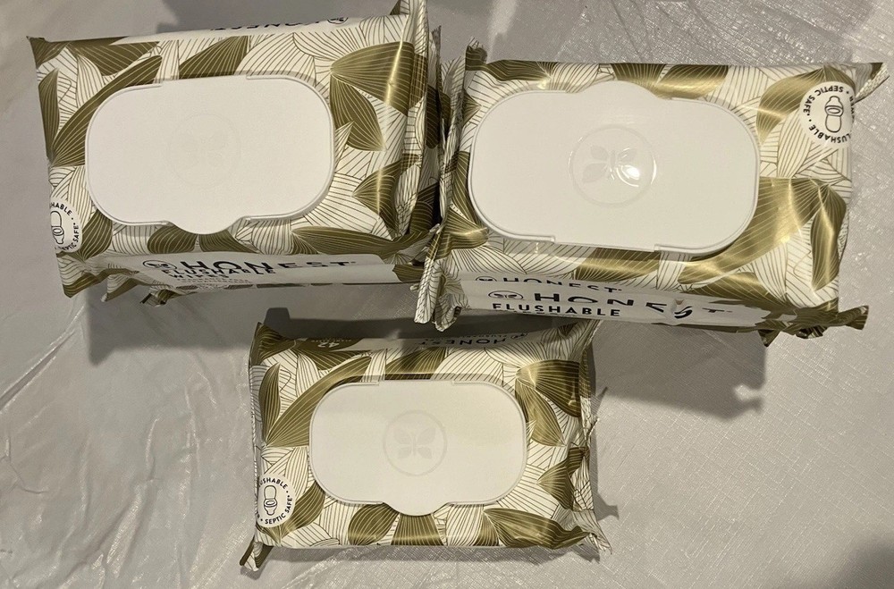 Honest Flushable Hypoallergenic Wipes Bundle