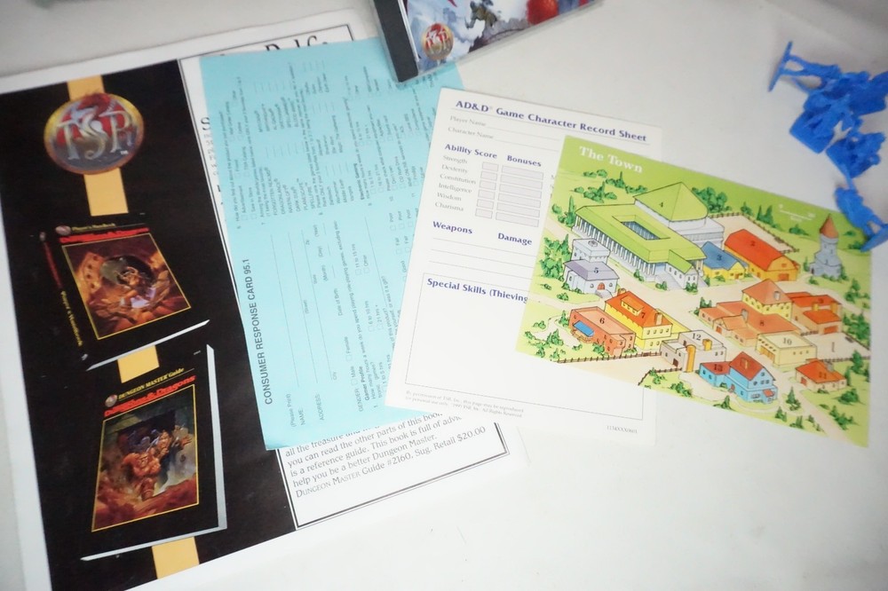 Introduction to Advanced Dungeons & Dragons TSR 1134 No Dice
