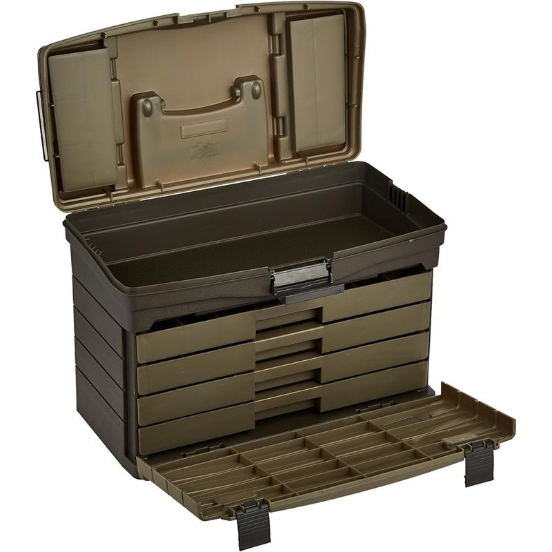 Four Drawer Tackle System Premium Tackle Storage and Tool Organization Box