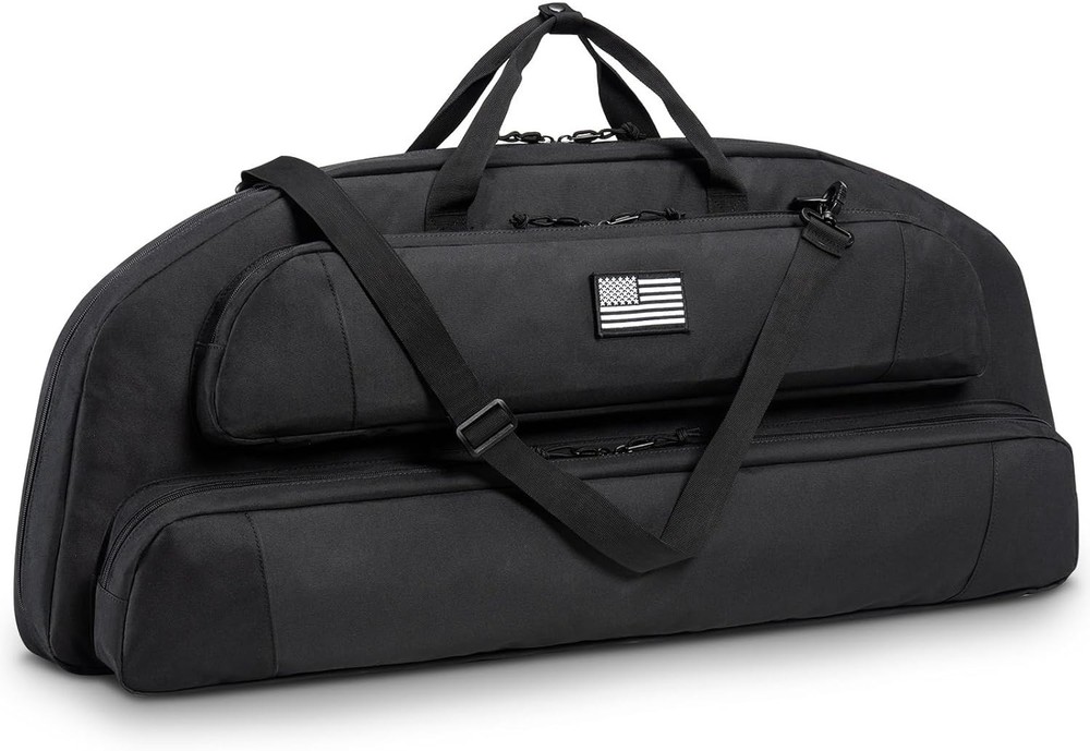 Archery Bow Case Soft Compact Arrow Bag With Backpack Strap 37 Inches