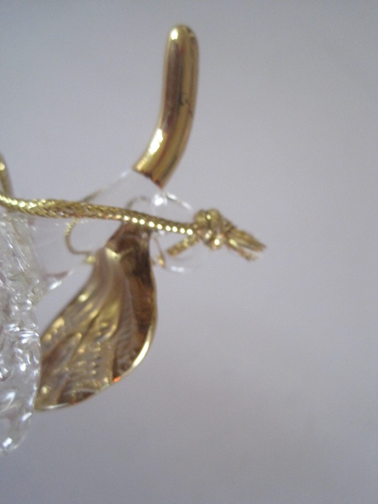 Glass Grapes Ornament
