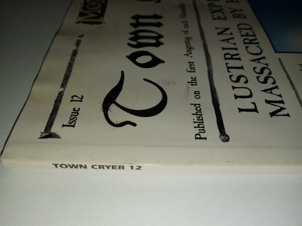 MORDHEIM TOWN CRYER #12 (Games Workshop 2000) Very Good Condition