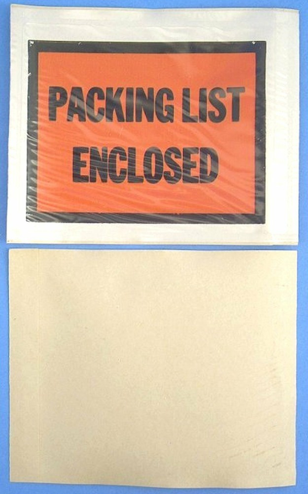 K137A Avery 100 Plastic Poly Packing List Enclosed Pouch Envelope Self-Adhesive