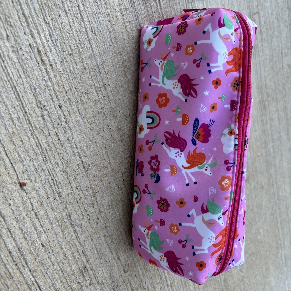 Pink Unicorn Pencil Pouch