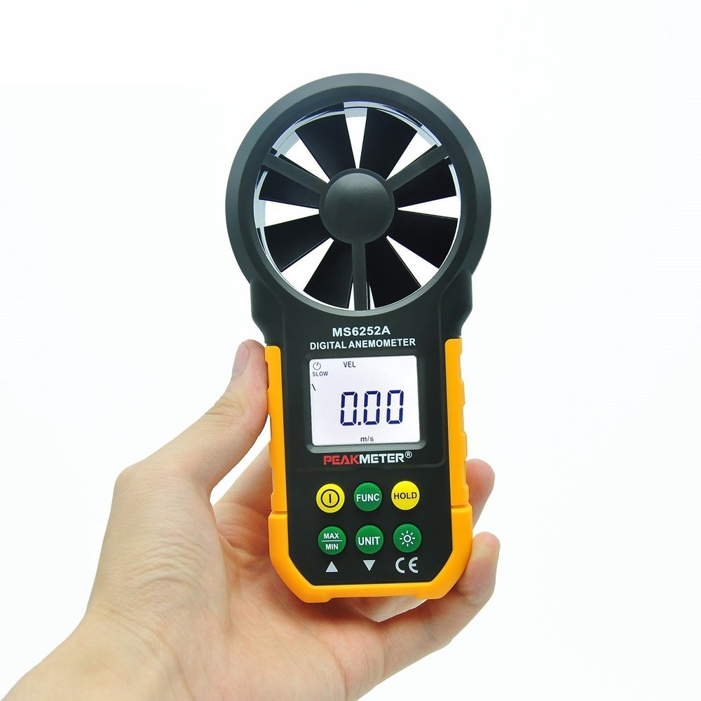 ViewTool MS6252A Multifunction Digital Anemometer Handheld LCD Electronic Wind S