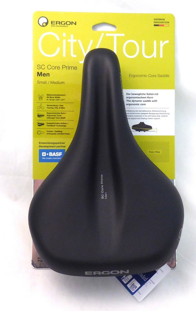Ergon SC Core Prime Mens Saddle, Small/Medium