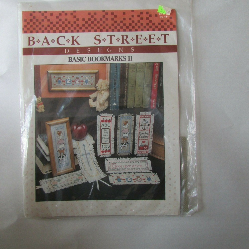 Back Street Designs Basic Bookmarks II Needlepoint NOS