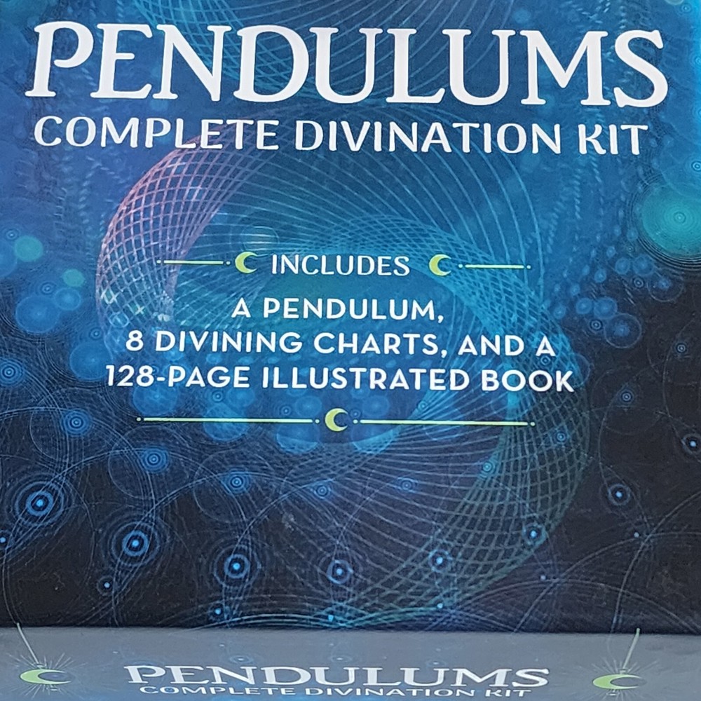 KCGS Pendulums For Complete Divination Kit Dowsing Techniques Set New Sealed