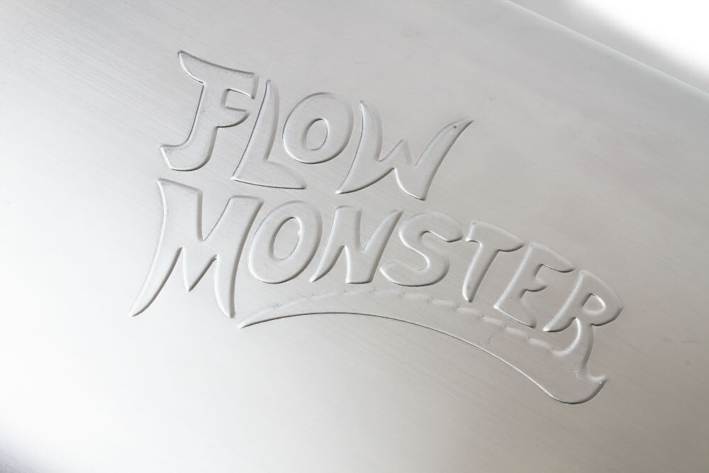 Flowmaster Flowmonster 409SS Oval Case Absorption Muffler, 2.50" Dual In / Out