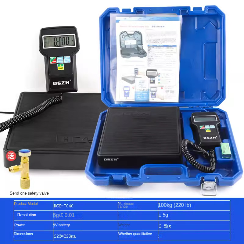 High Precision Refrigerant Weighing Batch Filling Weighing Tool Electronic Scale