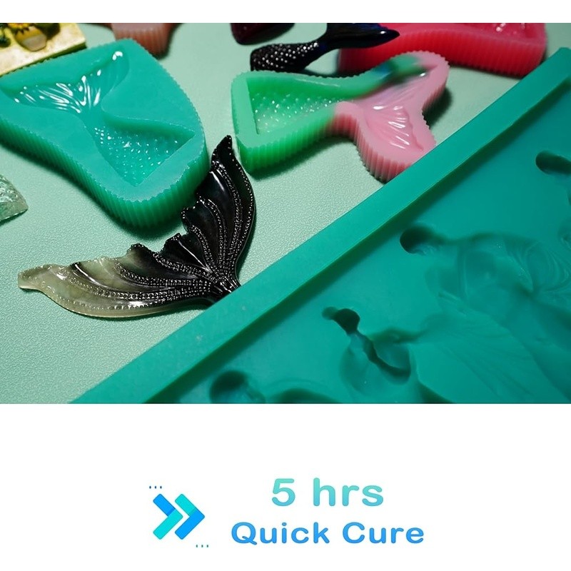 Liquid Silicone Mold Making Kit Bubble-free Quick Curing Durable Precision Molds