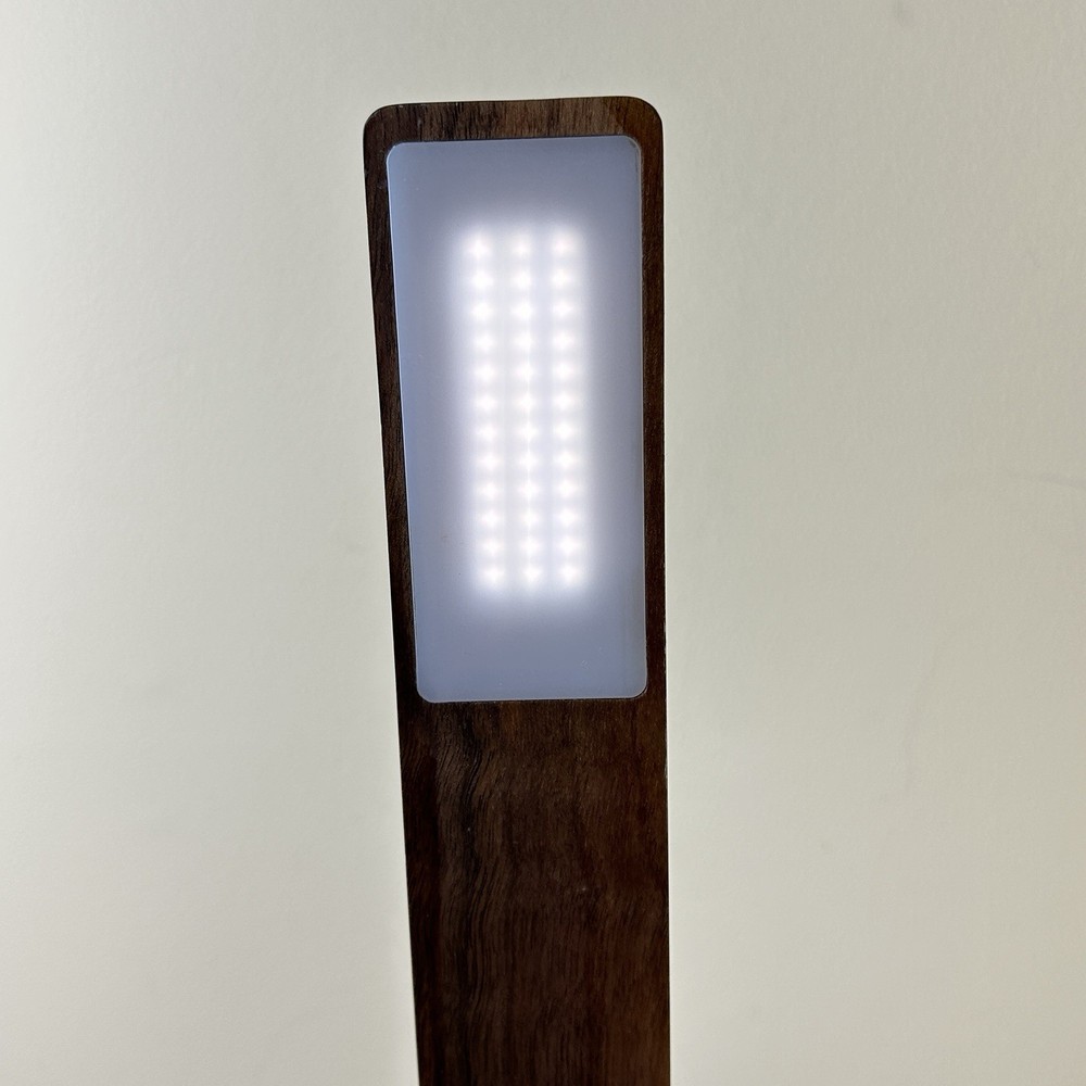 Gingko Octagon One Plus Alarm Clock Light Natural Walnut