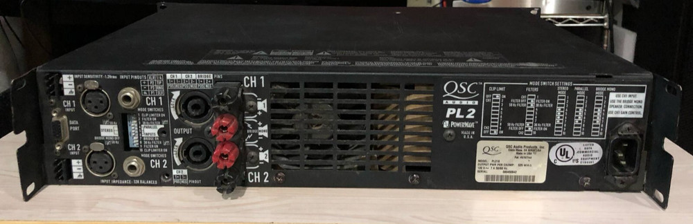 QSC PowerLight 2 PL218 2-Channel Power Amplifier