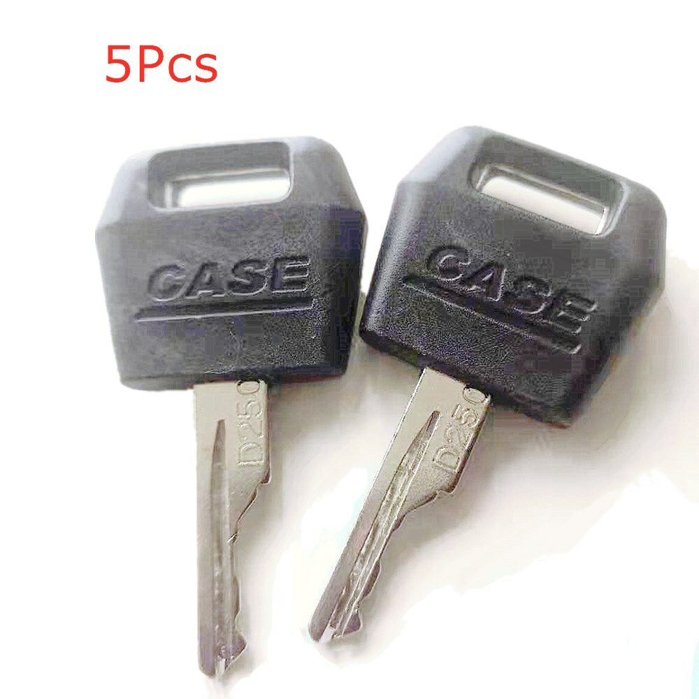 5pk for Case Tractor BACKHOE LOADER Dozer Skid Steer Combine ignition keys