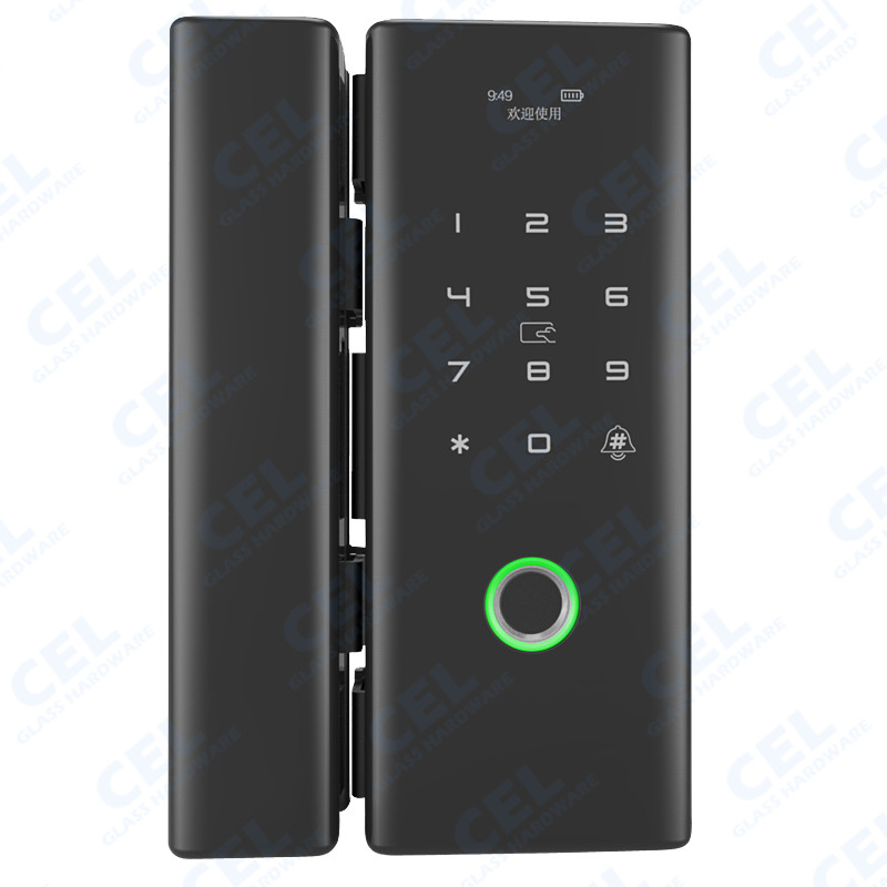 CSGLG200, APP Remote Control Smart Fingerprint Password Code Lock for Glass Door