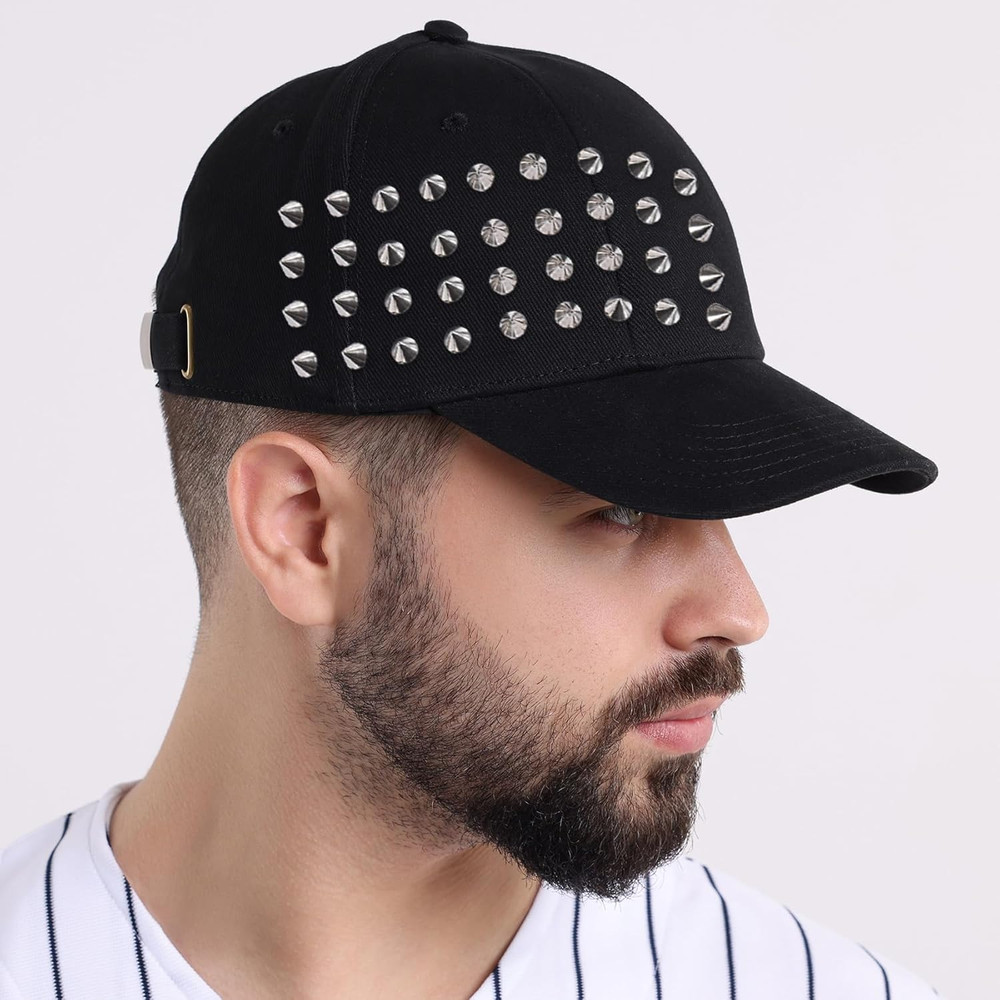 100PCS Spike Cone Studs, 8 Mm ABS Metal Bullet Studs, Flatback Punk Rivets for L