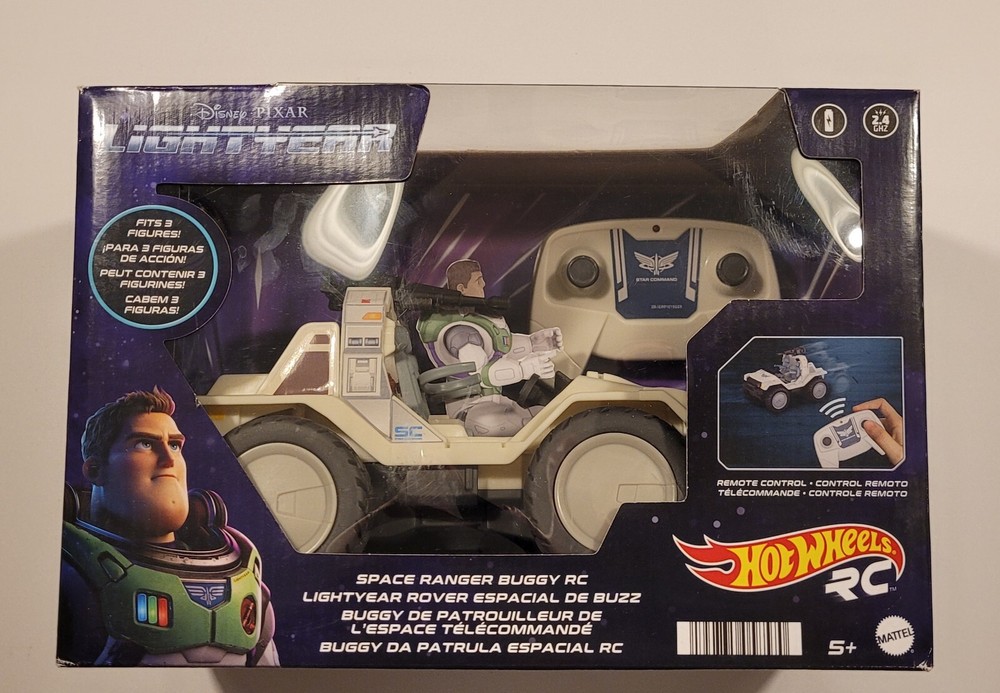 HotWheels RC Disney Pixar Lightyear Space Commander Remote-Control Vehicle New!