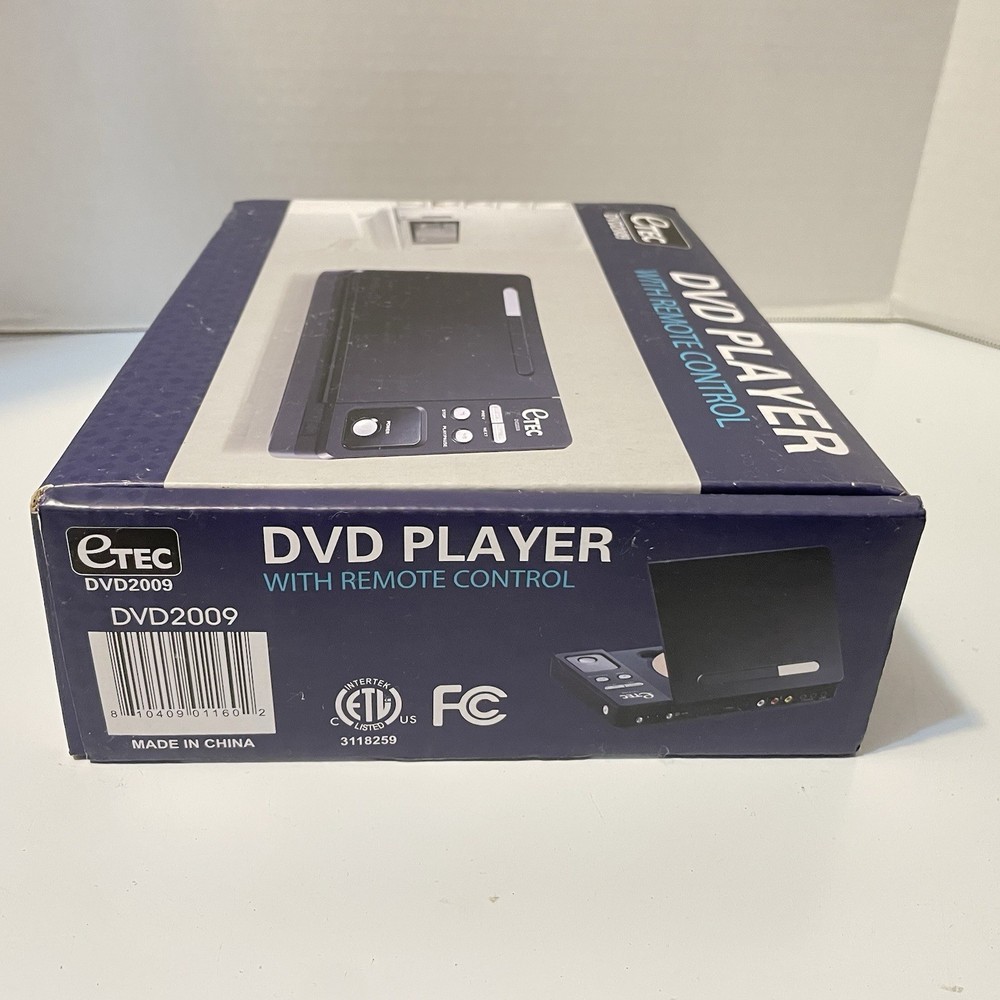etec DVD2009 Player With Remote Control