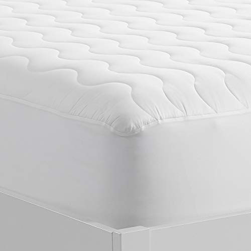 Air Dry Performance Fabric Quilted Mattress Pad, Cooling Twin Basic Comfort