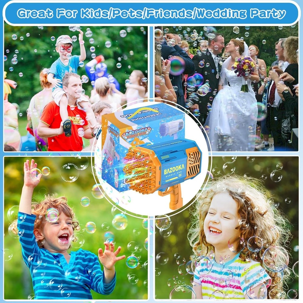 Fun Bubble Gun Toy with Thousands Bubbles