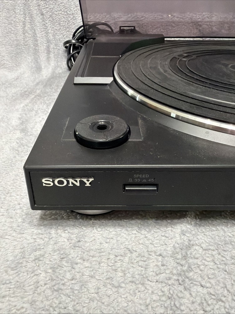 Sony PS-LX300USB Stereo Turntable System USB Record Player TESTED WORKS Nice