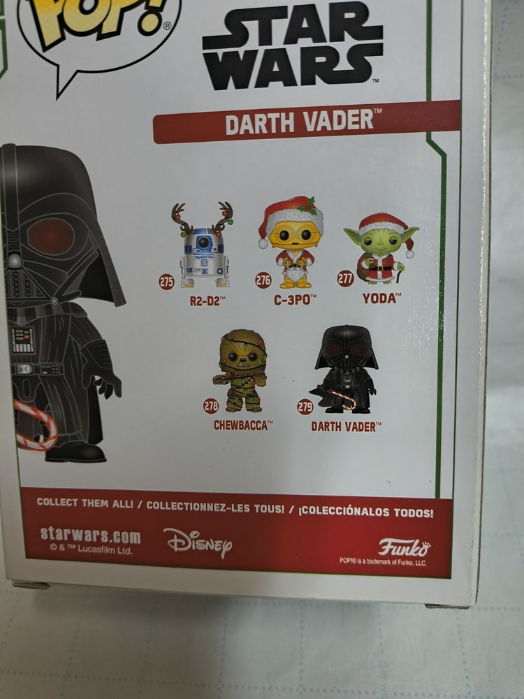 Funko Pop Star Wars Darth Vader 279 Candy Cane