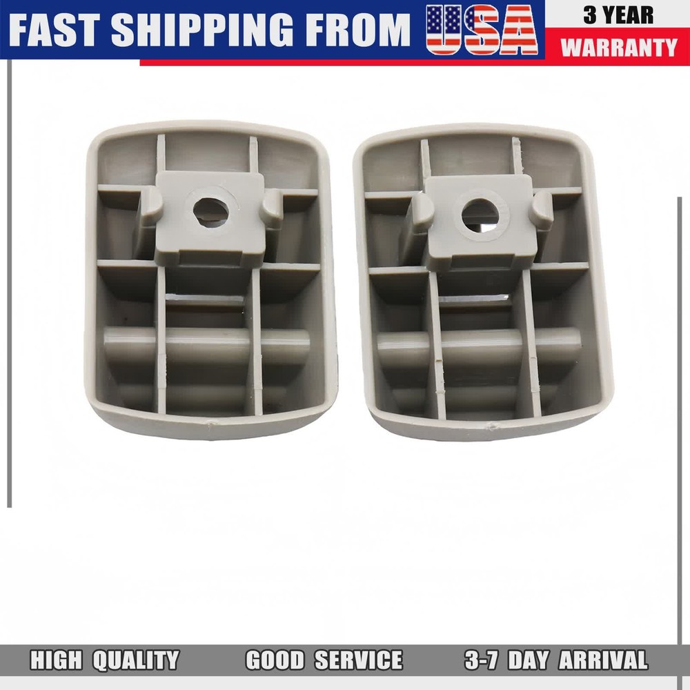 NEW Pair Grey Sun Visor Retainer Clip for Ford Focus 2000 2001 2002 2003-2007