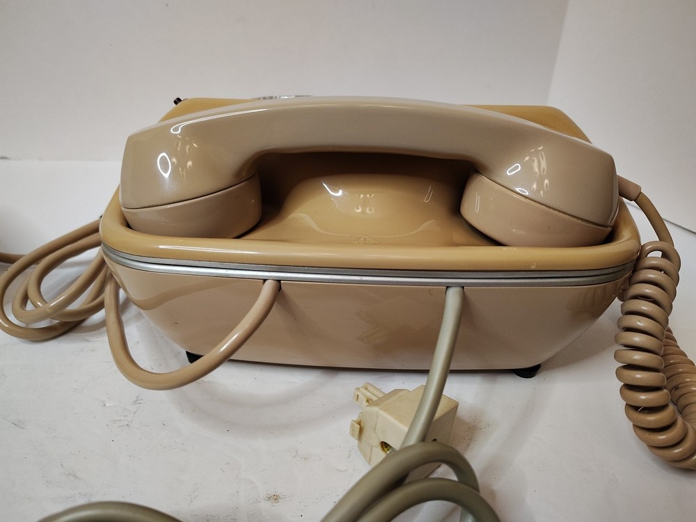 AUTOMATIC ELECTRIC EXECUTIVE-BEIGE-MODEL 880 ROTARY SPEAKER PHONE ***READ***