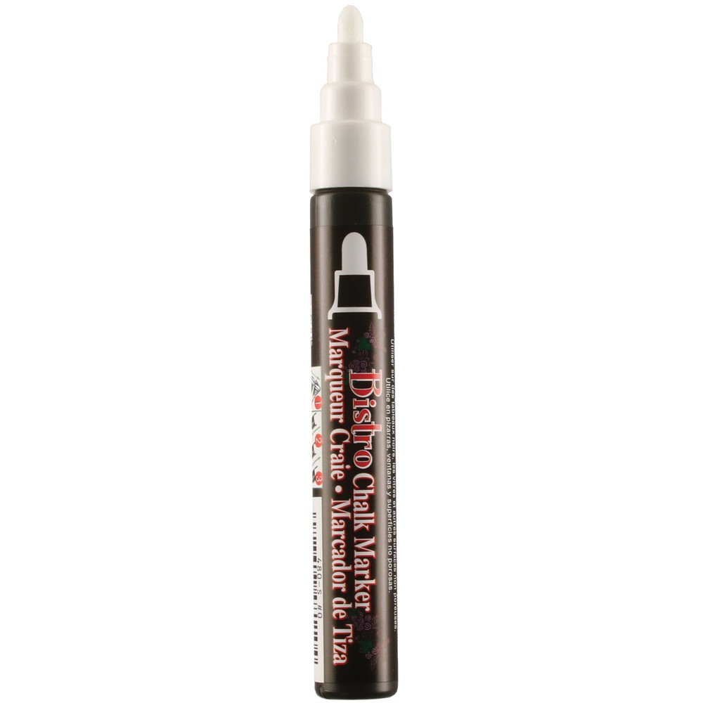 Bistro Chalk Marker 6mm Bullet Tip White