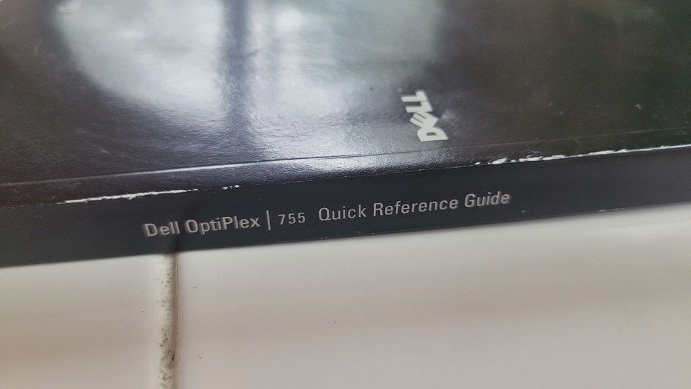 DELL OPTIPLEX 755 COMPUTER QUICK REFERENCE GUIDE