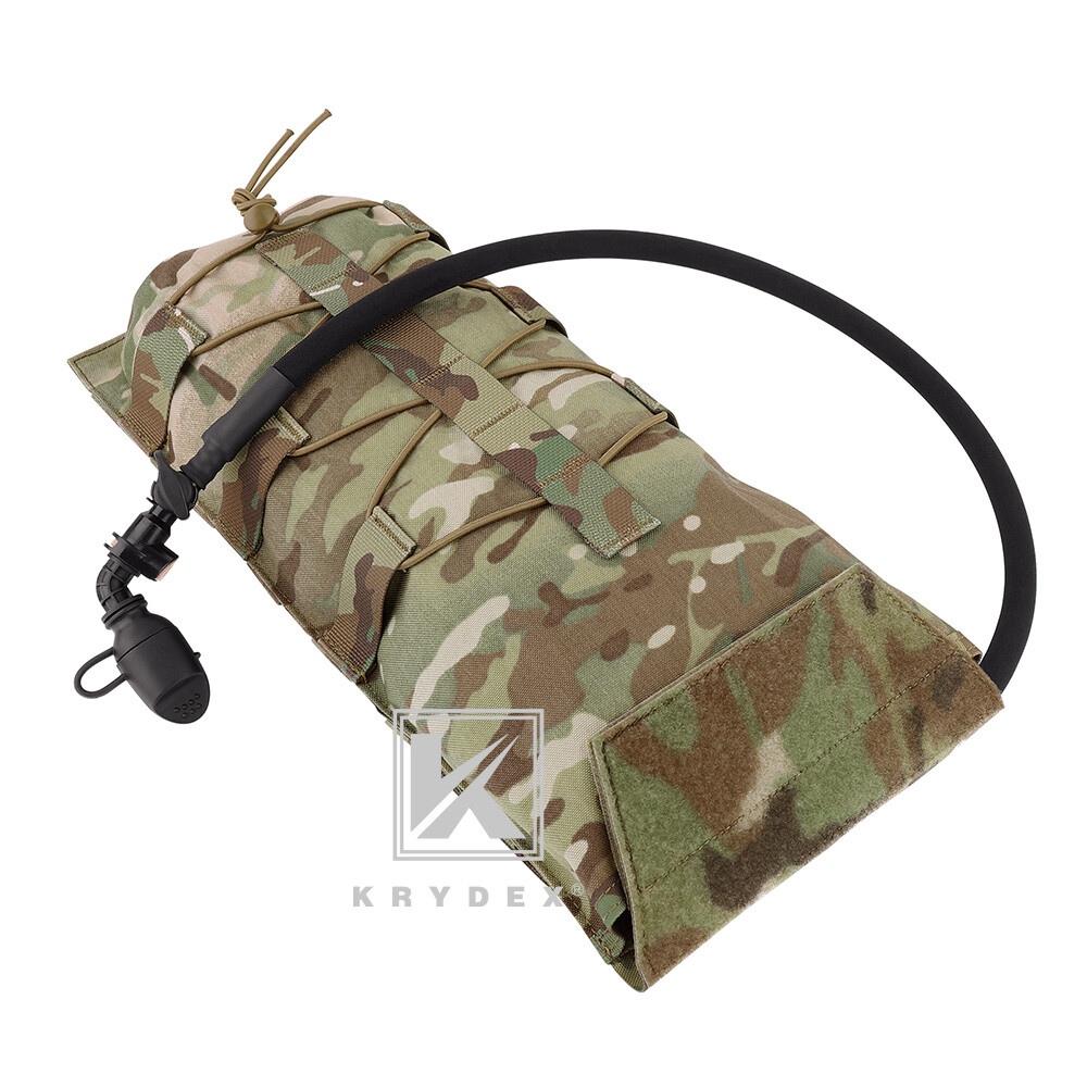 KRYDEX Tactical Vest Hydration Carrier Modular 3L Water Bladder MOLLE Backpack