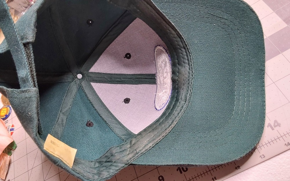 Ford Blue Oval Logo Green Baseball Hat