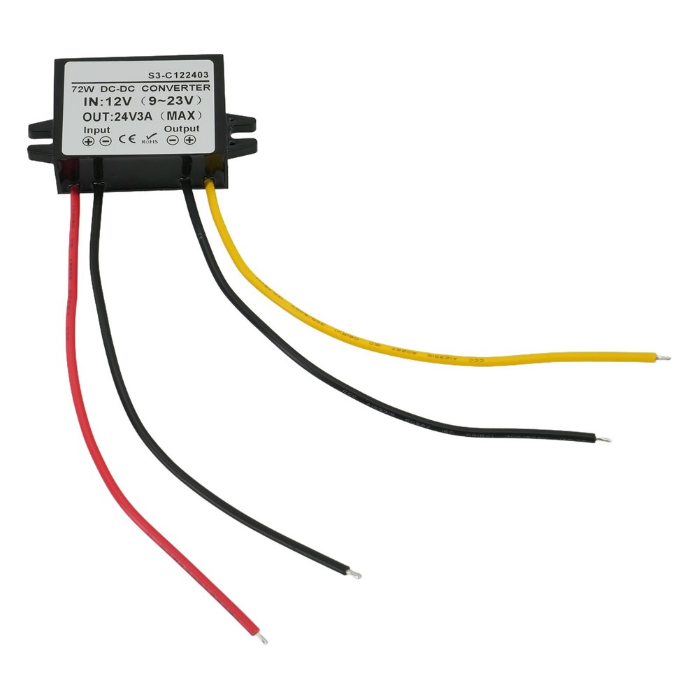 Efficient Step Up DC Converter from 12 Volt to 24 Volt with Smart Chip