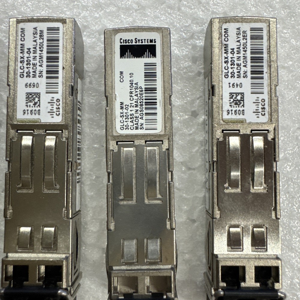 Lot of 16 Cisco & Oracle Transceiver Modules Bin7