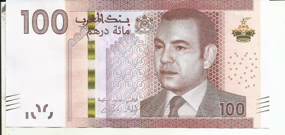MOROCCO 100 DIRHAMS 2012  P 76. UNC CONDITION. 5RW 03FEB