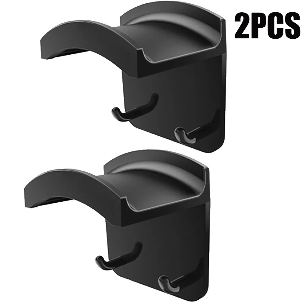 2PC Headphone Hanger Wall Mount Stand for Headset Space-saving Headset Holder