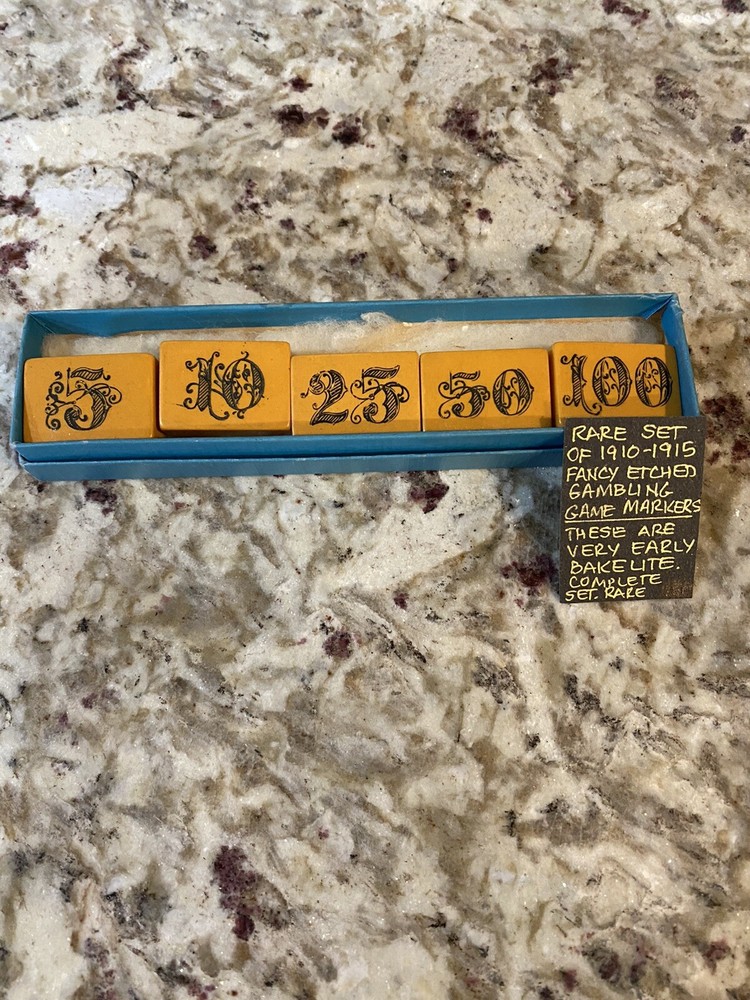 1910-1915 Gambling Game Markers