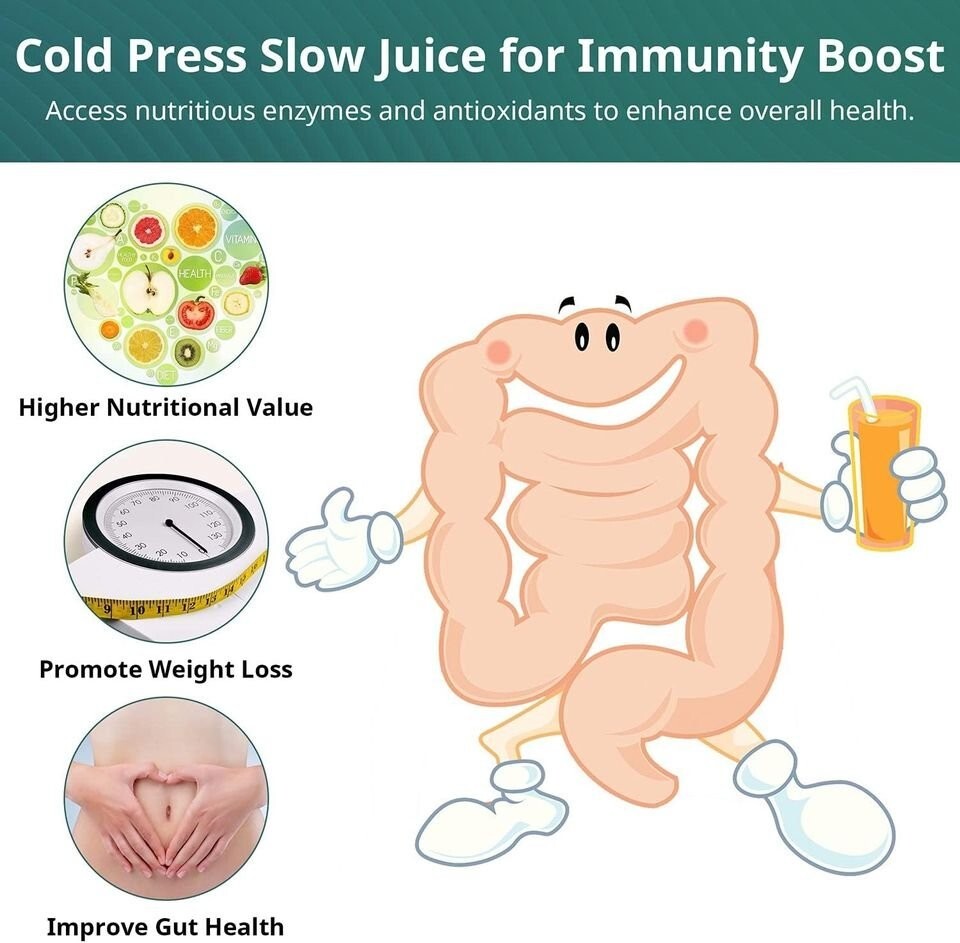 Relax-centric Juicer Machines, Slow Masticating Juicer Orange (Save 50%)