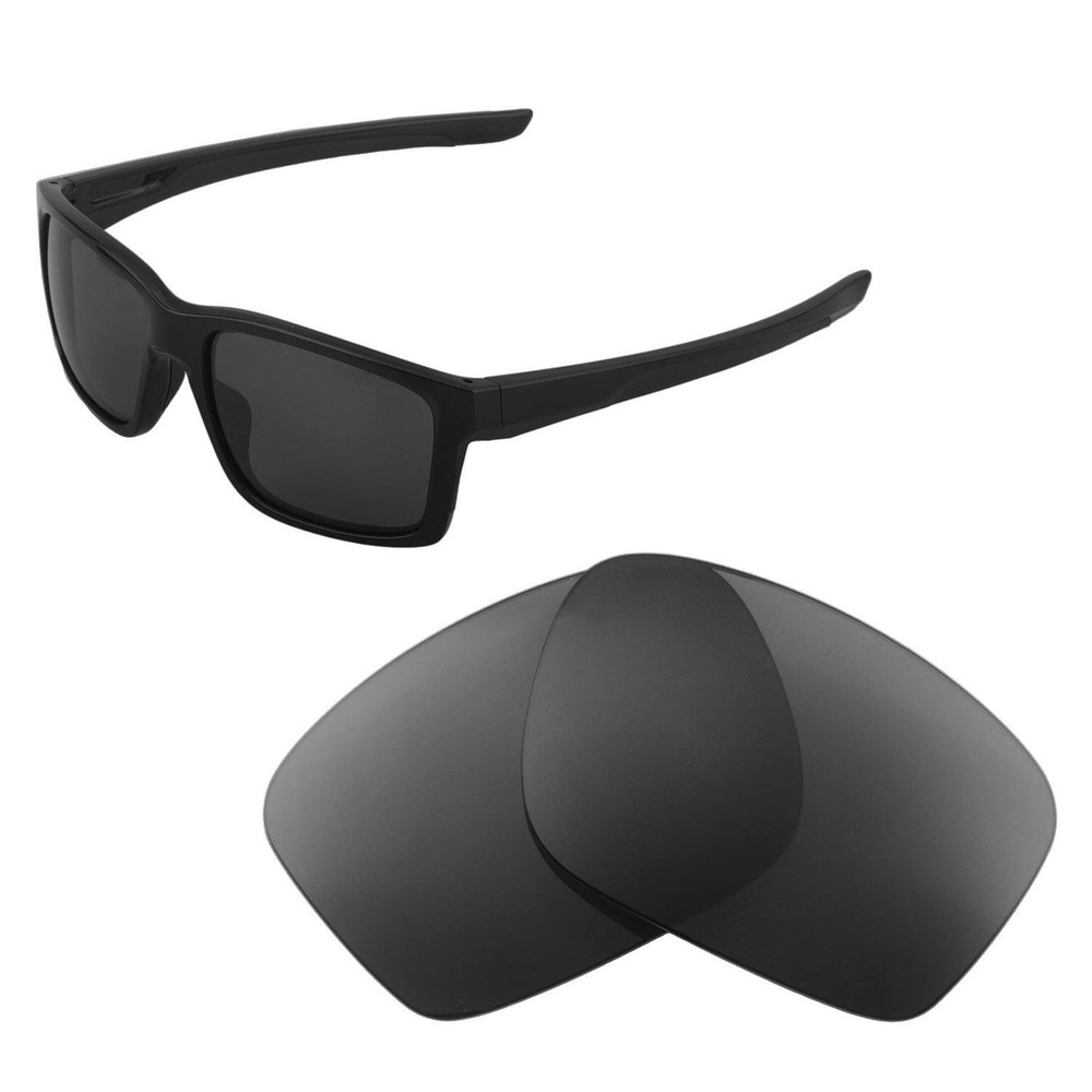 Walleva Black Polarized Replacement Lenses For Oakley Mainlink Sunglasses