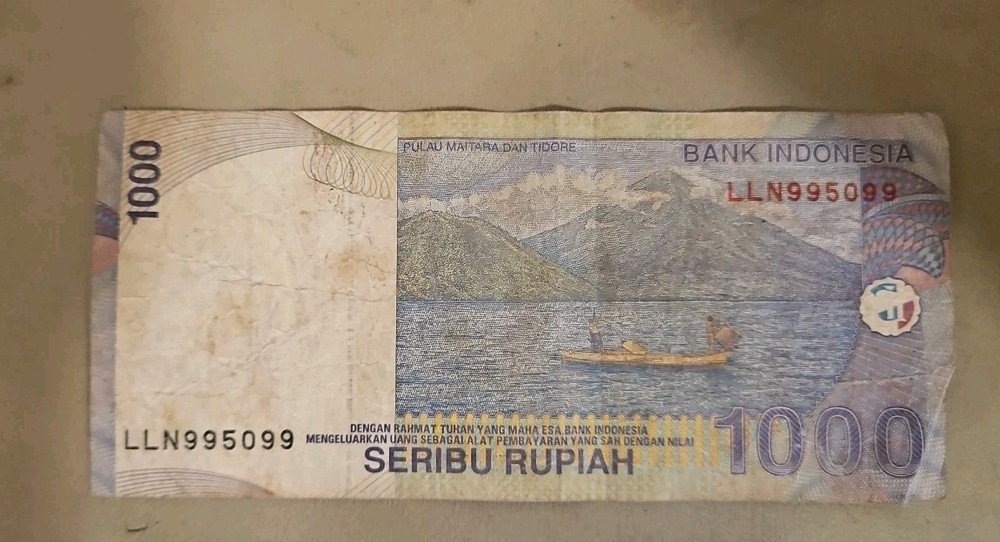 2000 Indonesia 1000 Rupiah Note