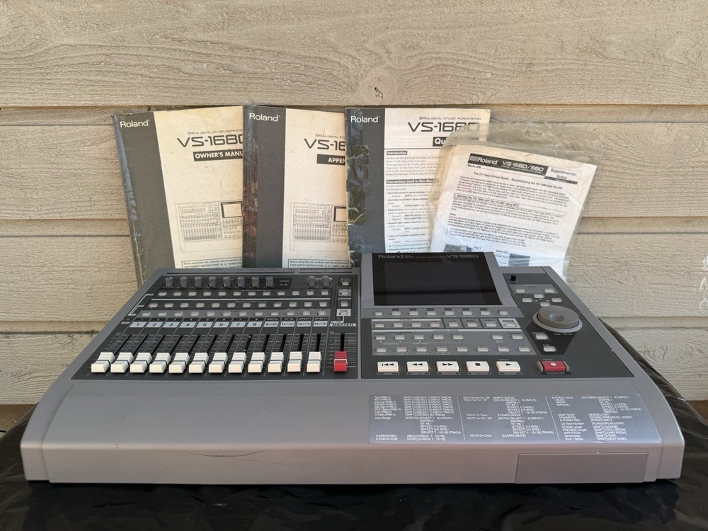 Roland VS-1680 Digital Studio Workstation - Manuals Fully Working